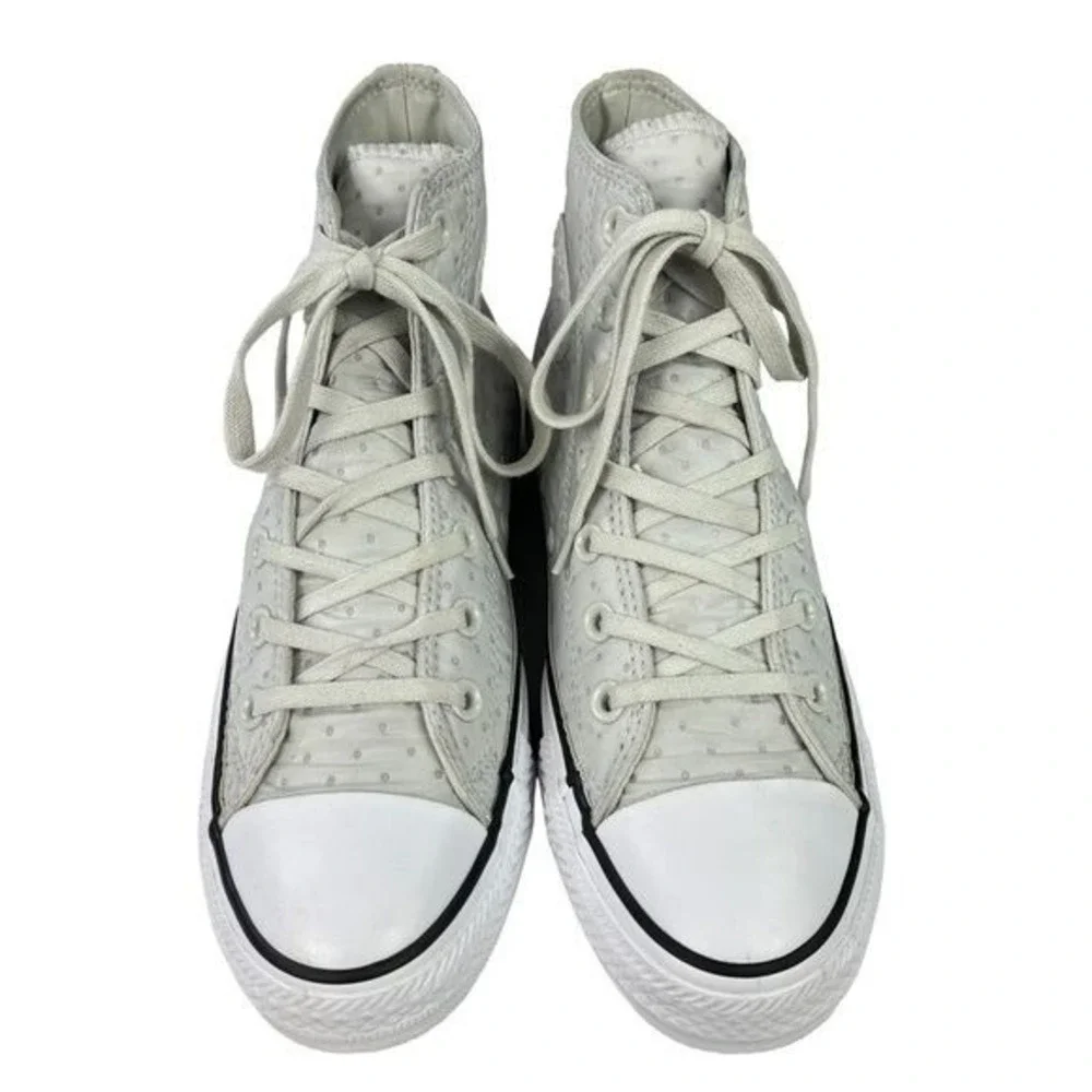 Converse Sneakers Womens 8 All Star Chuck Taylor Neoprene Hi Top Gray Shoes - Picture 5 of 11
